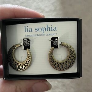 Lia Sophia Hooped Earrings